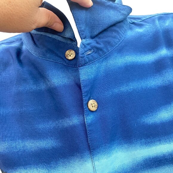 Big Dogs Hawaiian Shirt 3X  Beach Car & Palm Tree Print Rayon Fabric - Picture 5 of 11